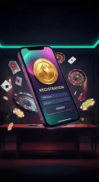 Interface de création de compte Betify Casino avec champs de saisie et bouton d'inscription